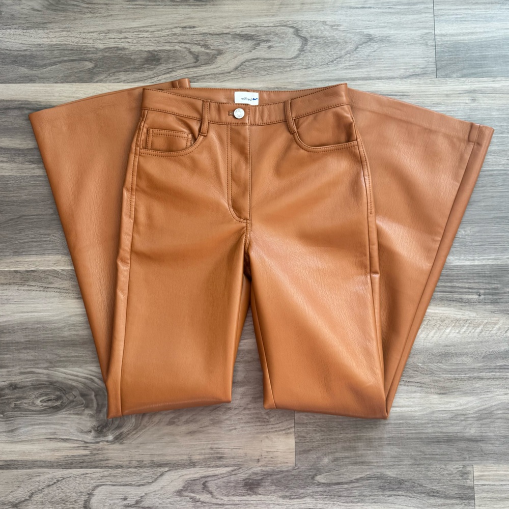 Wilfred | Faux Leather Melina Flare Pant